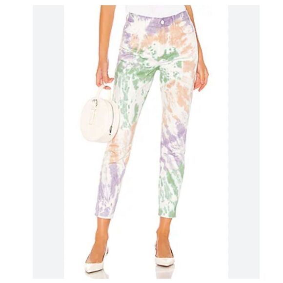 Revolve GRLFRND Karolina tie dye jeans size 24 - Picture 1 of 7